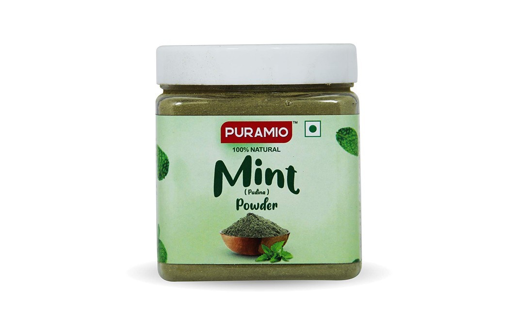Puramio Mint (Pudina) Powder    Plastic Jar  200 grams